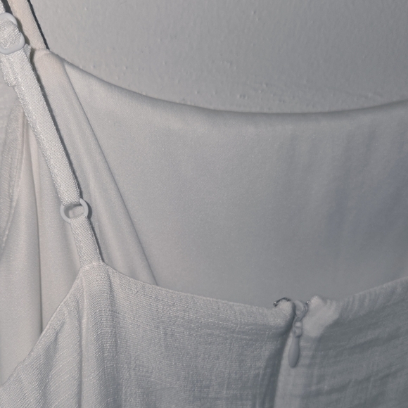 Nine West White Faux Wrap Dress | Size M - Picture 7 of 7